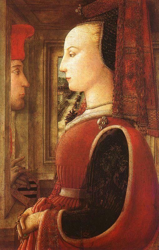 Fra Filippo Lippi Portrait of a Man and a Woman Sweden oil painting art